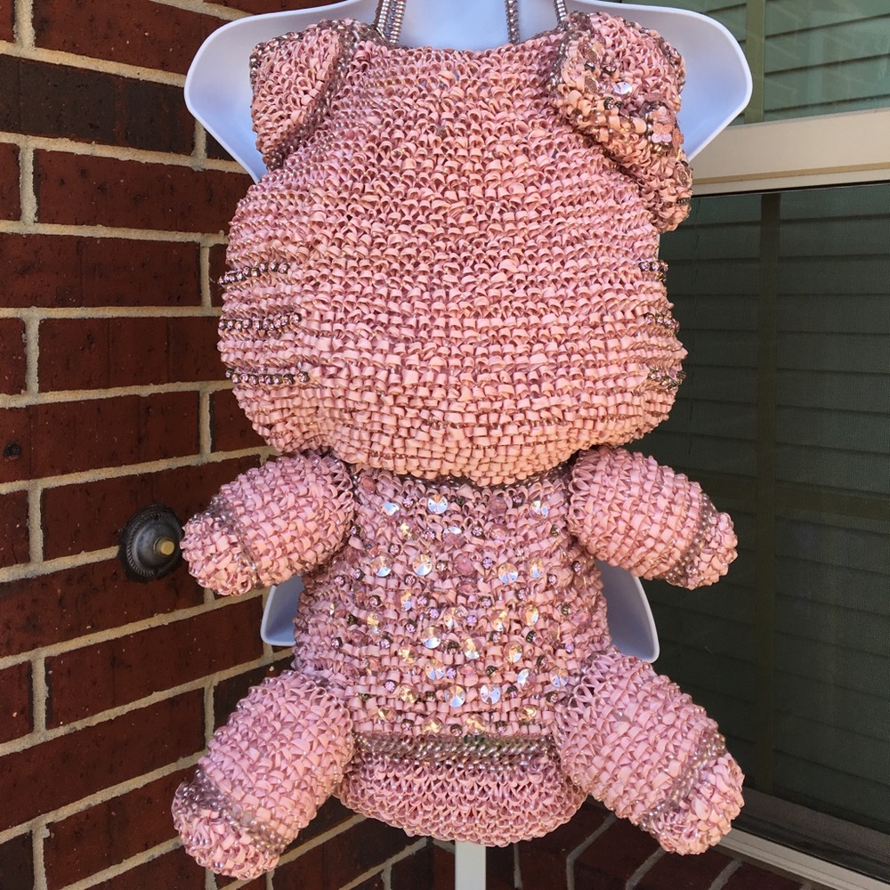 Cute large animal pink bag